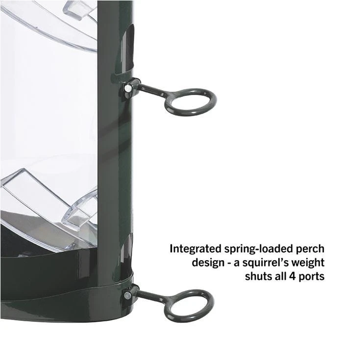Squirrel-X LX1 Squirrel-Resistant Bird Feeder With Spring-Loaded Perches - 4.2 Lb - Image 5