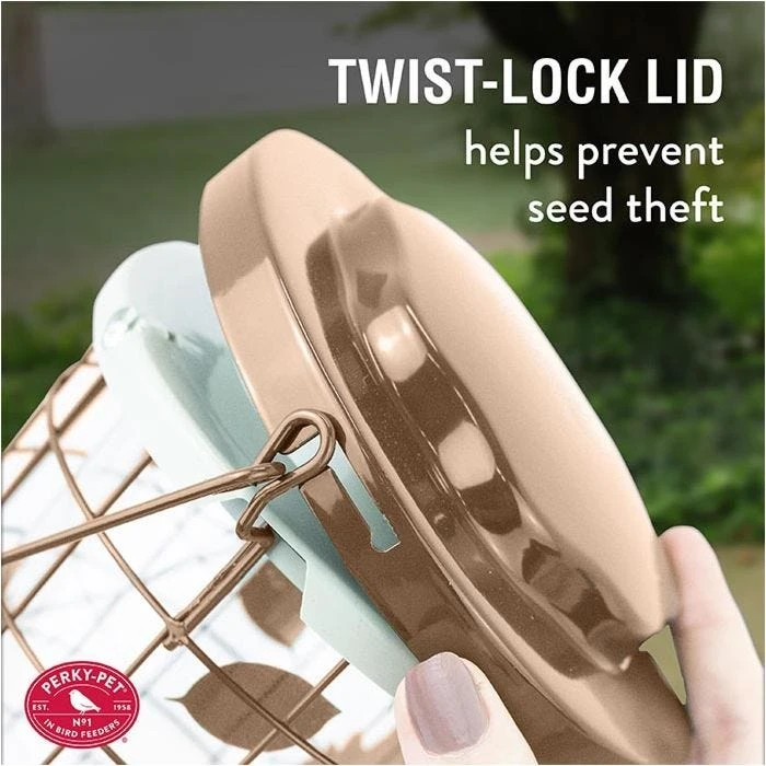 Perky-Pet® Brass Squirrel Stumper® Bird Feeder - Image 4