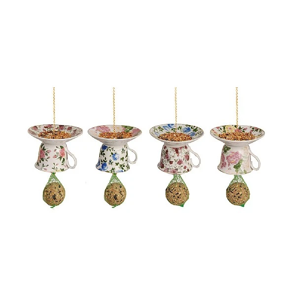 Fallen Fruits Upside Down Teacup Feeder (Assorted Designs)