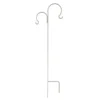 Panacea White French Country Scroll Shepherd Hook