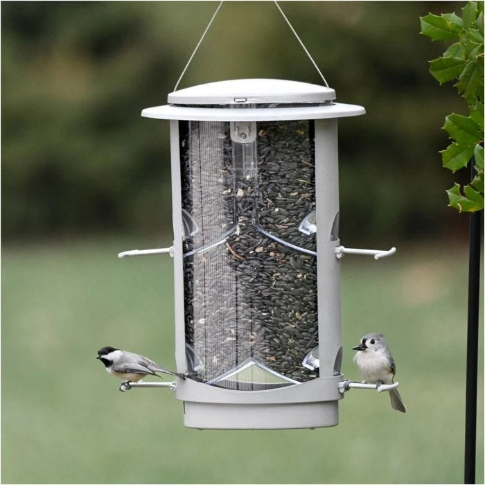 Squirrel-X X1 Squirrel-Resistant Bird Feeder With Spring-Loaded Perches - 4.2 Lb