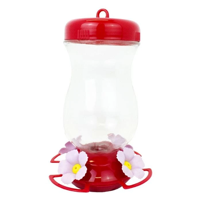 Perky-PetĀ® Pink Top-Fill Glass Hummingbird Feeder - Image 4