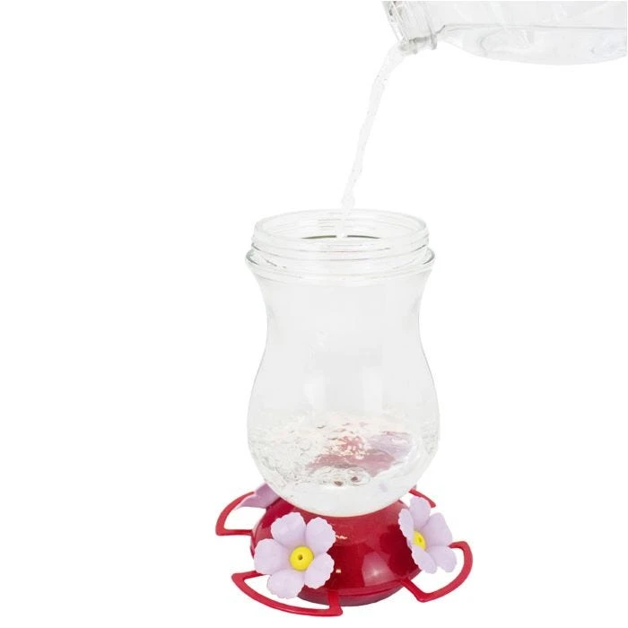 Perky-PetĀ® Pink Top-Fill Glass Hummingbird Feeder - Image 6