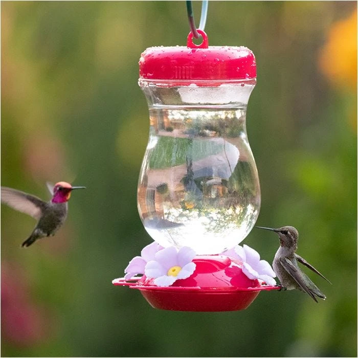 Perky-PetĀ® Pink Top-Fill Glass Hummingbird Feeder - Image 11