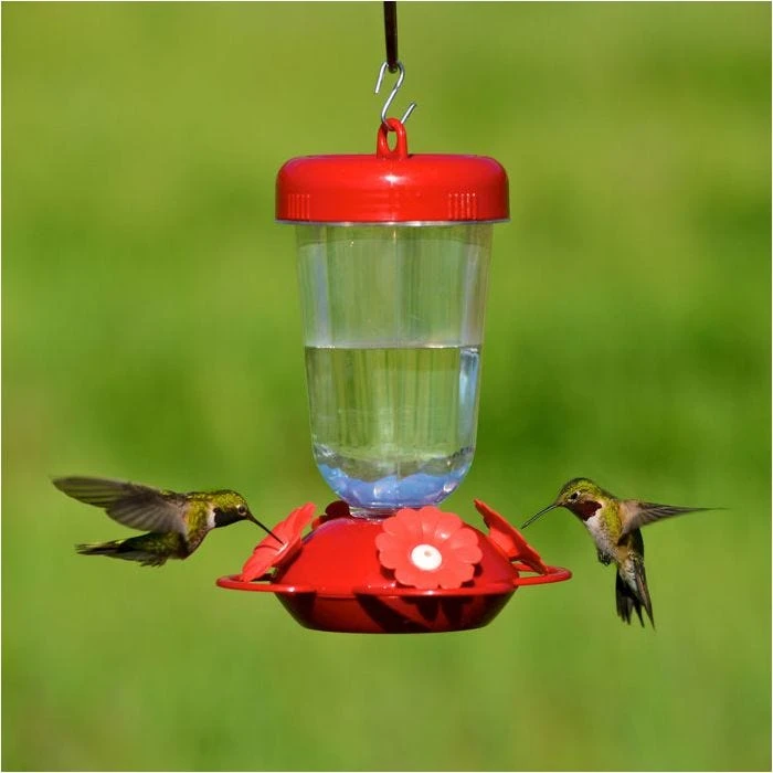 Perky-PetĀ® Red Impatient Top Fill Plastic Hummingbird Feeder - Image 5
