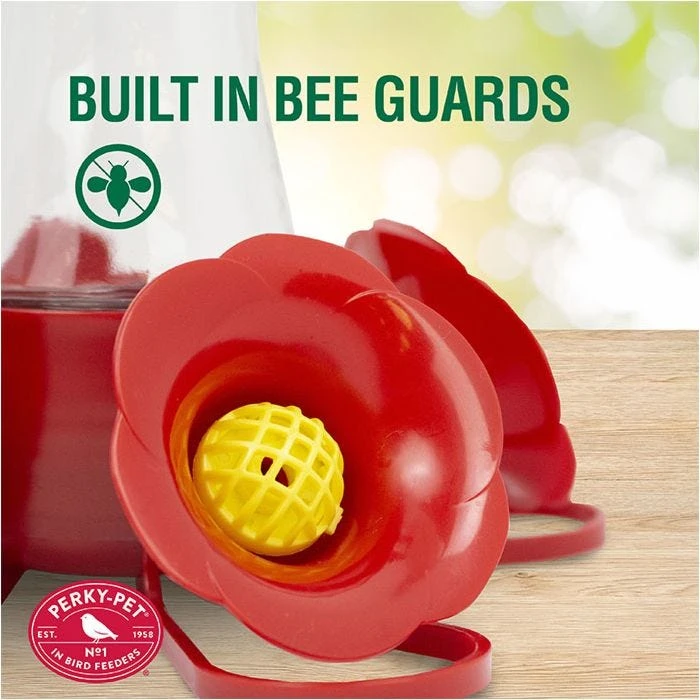 Perky-PetĀ® Pinch-Waist Glass Hummingbird Feeder - 8 Oz Nectar Capacity - Image 6