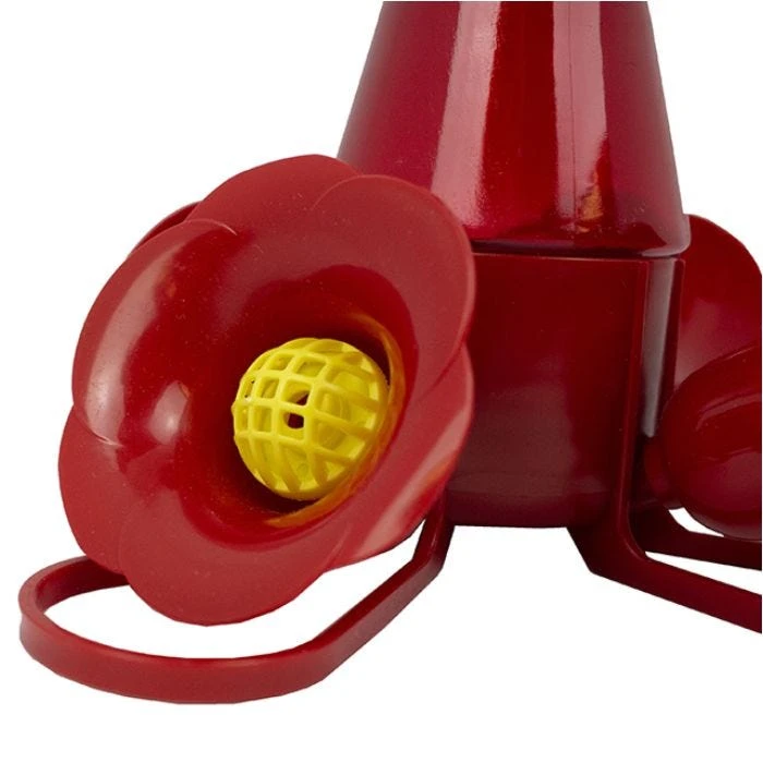 Perky-Pet® Pinch-Waist Red Glass Hummingbird Feeder - 8 Oz Nectar Capacity - Image 16