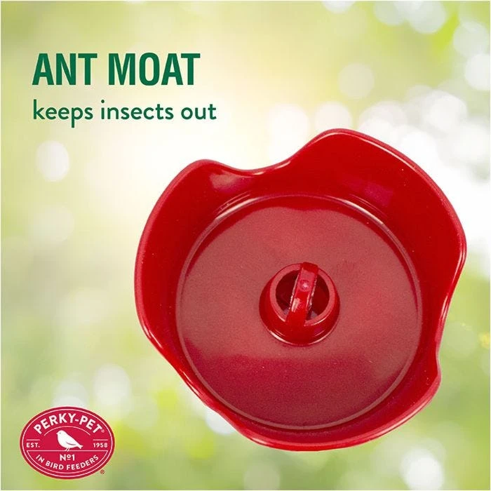 Perky-Pet® Pinch-Waist Red Glass Hummingbird Feeder - 8 Oz Nectar Capacity - Image 6