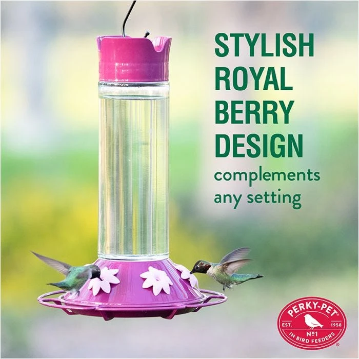Perky-Pet® Our Best Royal Berry Hummingbird Feeder - Image 9