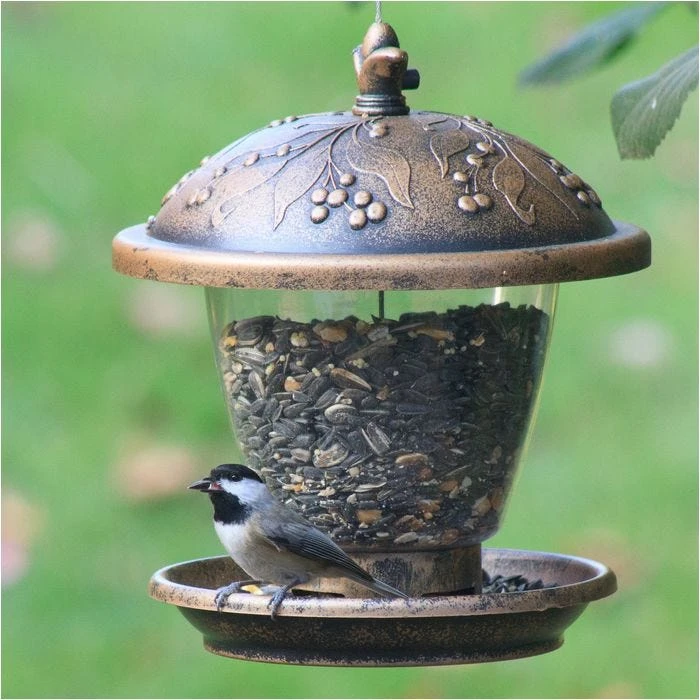 Perky-PetĀ® Holly Berry Gilded Chalet Wild Bird Feeder - Image 12