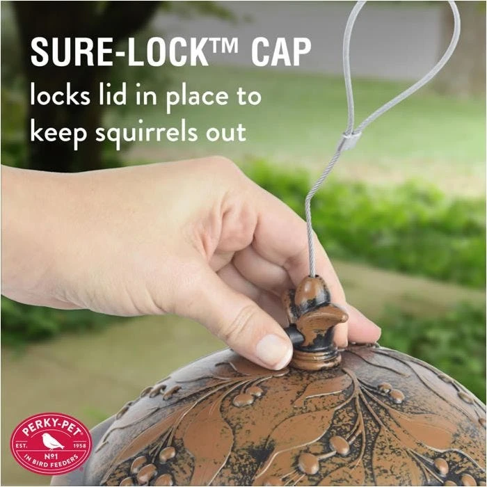 Perky-PetĀ® Holly Berry Gilded Chalet Wild Bird Feeder - Image 5