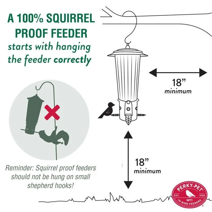 Perky-Pet® Squirrel-Be-Gone® Max Bird Feeder - Image 11