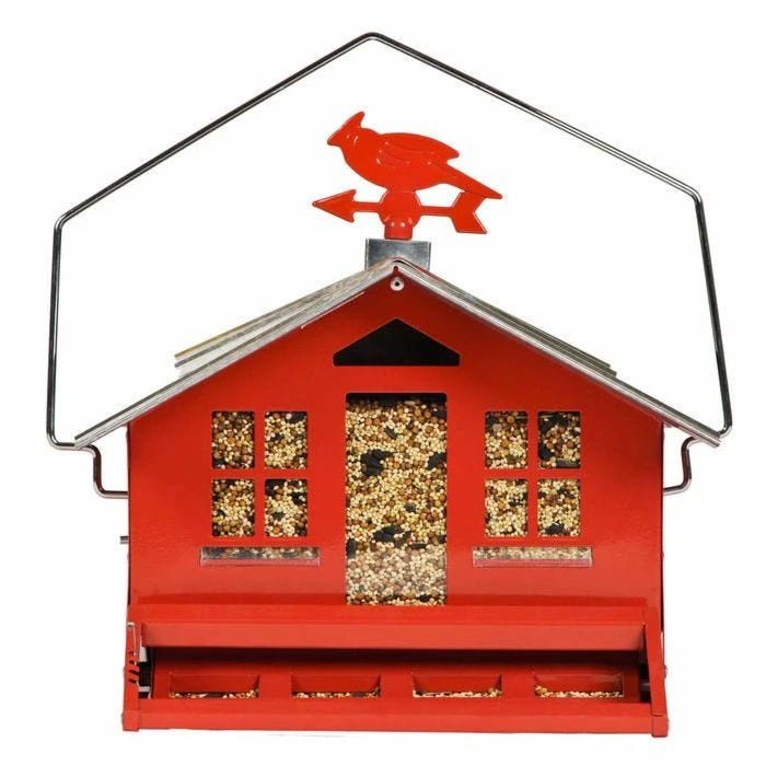 Perky-Pet® Squirrel-Be-Gone II Country House Wild Bird Feeder - Image 2