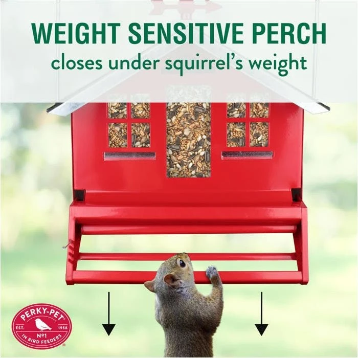 Perky-Pet® Squirrel-Be-Gone II Country House Wild Bird Feeder - Image 7