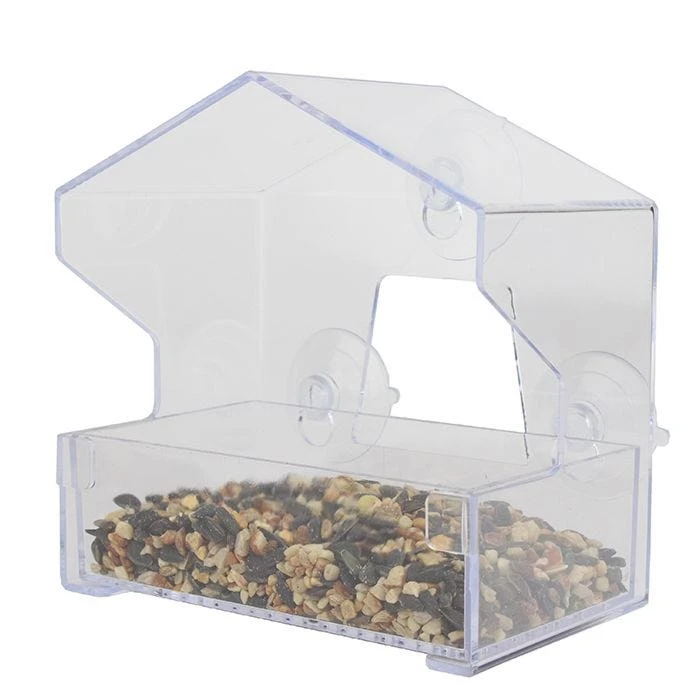 Perky-Pet® Window Bird Feeder - ½ Lb Seed Capacity - Image 11