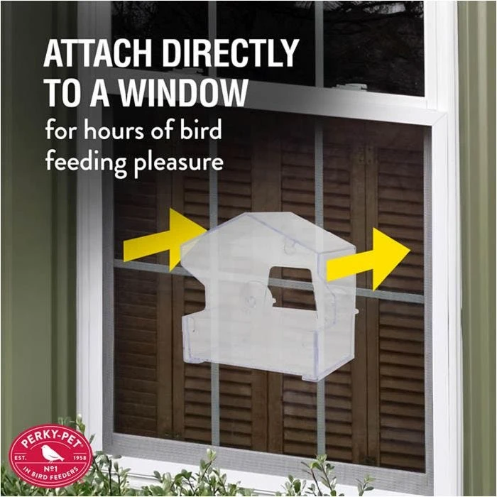 Perky-Pet® Window Bird Feeder - ½ Lb Seed Capacity - Image 3