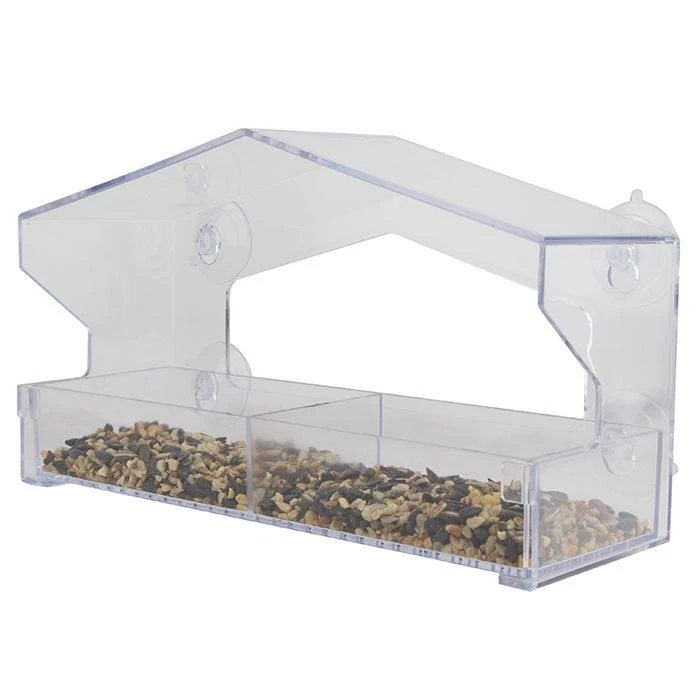 Perky-Pet® Dual-Seed Window Bird Feeder - 1 Lb Seed Capacity - Image 14