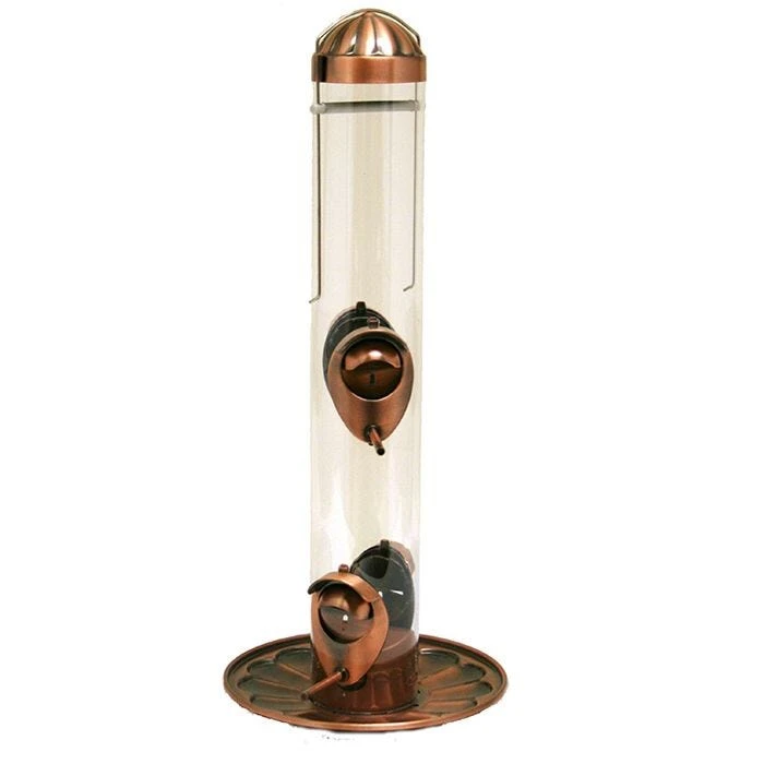 Perky-Pet® Copper Finish 2-in-1 Wild Bird Feeder - Image 3