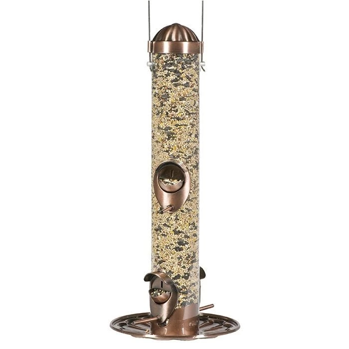Perky-Pet® Copper Finish 2-in-1 Wild Bird Feeder - Image 2