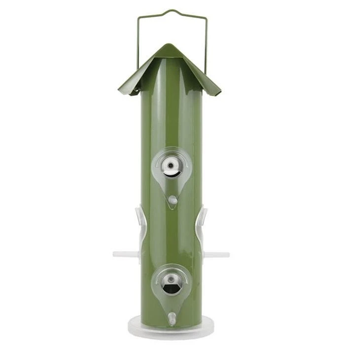 Perky-Pet® Green Metal Tube Wild Bird Feeder - Image 15