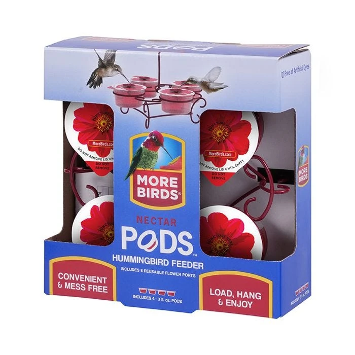 More Birds® Nectar Pods Wireform Hummingbird Feeder