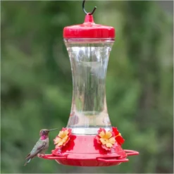 Perky-Pet® Adjustable Perch Glass Hummingbird Feeder