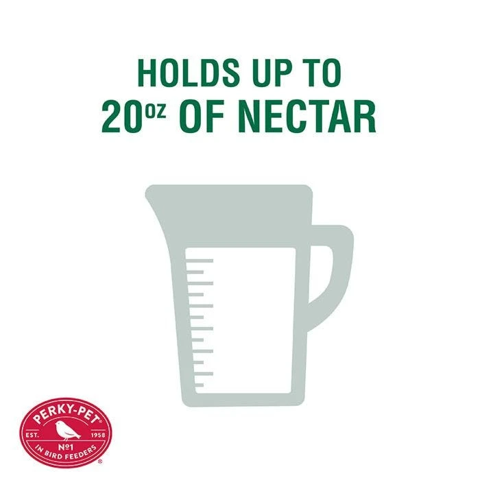 Perky-Pet® Adjustable Perch Glass Hummingbird Feeder - Image 6