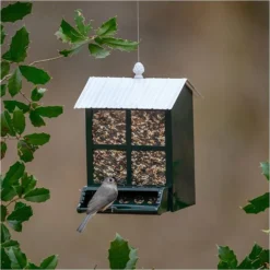 Squirrel-X X9 Squirrel-Resistant Bird Feeder With Spring-Loaded Perch - 6 Lb