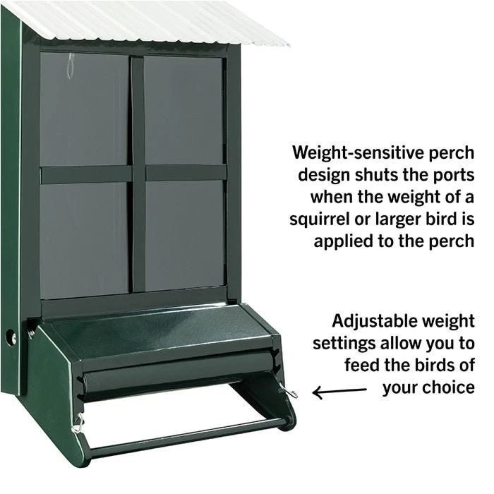 Squirrel-X X9 Squirrel-Resistant Bird Feeder With Spring-Loaded Perch - 6 Lb - Image 3