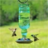 Perky-Pet® Green Antique Glass Bottle Hummingbird Feeder - 24 Oz Nectar Capacity
