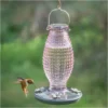 Perky-Pet® Cranberry Hobnail Vintage Glass Hummingbird Feeder