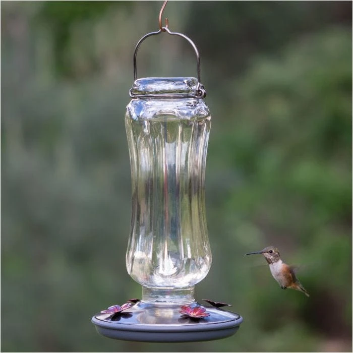 Perky-Pet® Starglow Vintage Glass Hummingbird Feeder - Image 3