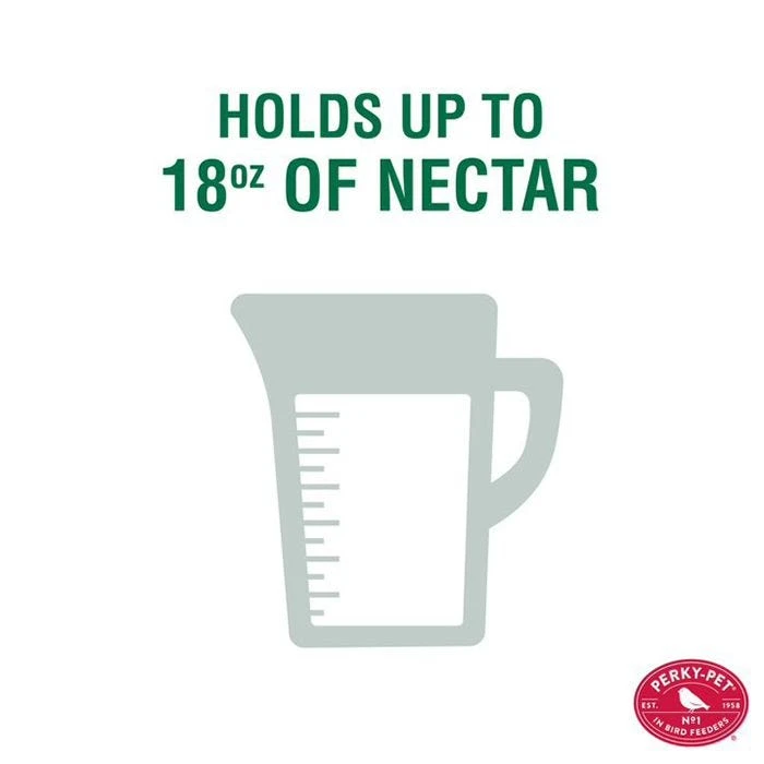 Perky-Pet® Daisy Vase Vintage Glass Hummingbird Feeder - Image 6