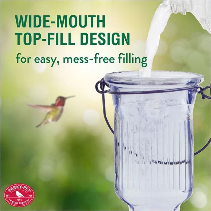 Perky-PetĀ® Lavender Field Top Fill Hummingbird Feeder - Image 3