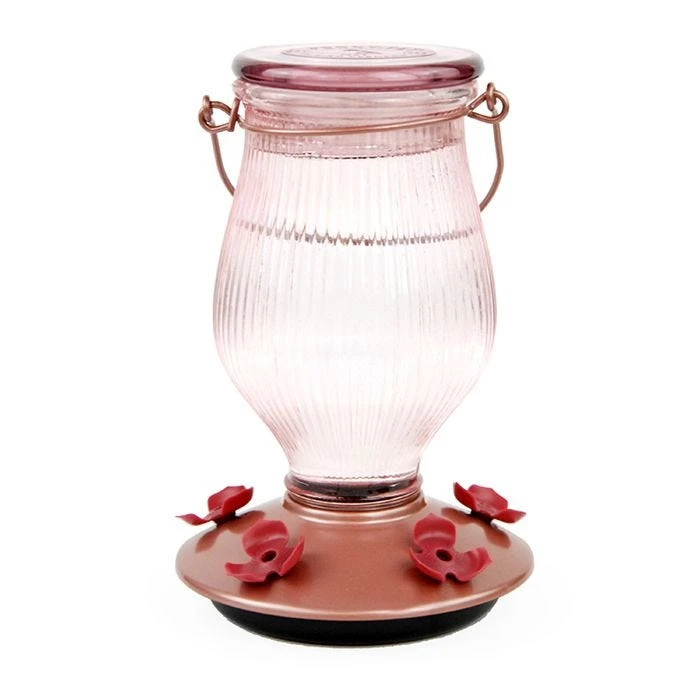 Perky-PetĀ® Rose Gold Top-Fill Glass Hummingbird Feeder - Image 3