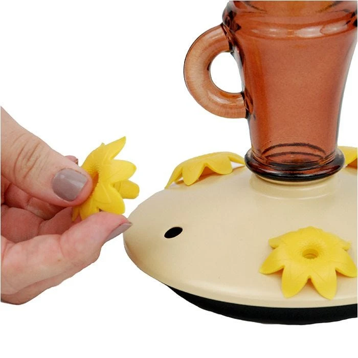 Perky-PetĀ® Sugar Maple Top-Fill Glass Hummingbird Feeder - Image 15