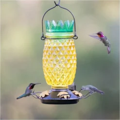 Perky-PetĀ® Pineapple Top-Fill Hummingbird Feeder
