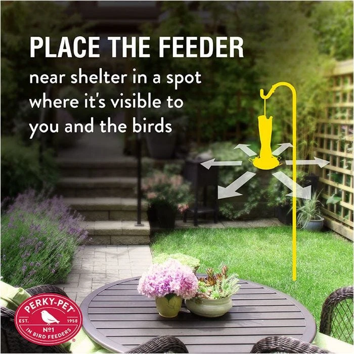 Perky-Pet® Top-Fill Pinch-Waist Glass Hummingbird Feeder - 12 Oz Nectar Capacity - Image 10