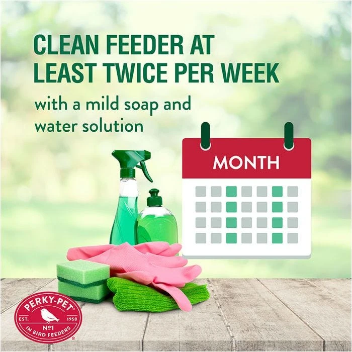 Perky-PetĀ® Top-Fill Favored Pinch-Waist Glass Hummingbird Feeder - 20 Oz Nectar Capacity - Image 11