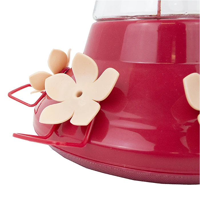 Perky-PetĀ® Top-Fill Favored Pinch-Waist Glass Hummingbird Feeder - 20 Oz Nectar Capacity - Image 12