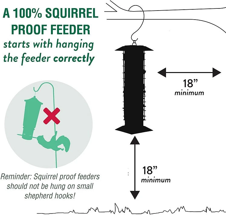 Perky Pet Squirrel-B-Gone Original Bird Feeder 336 - Image 8
