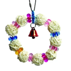 A&E Cage Company Happy Beaks Munch Ball Swing Bird Cage Toy