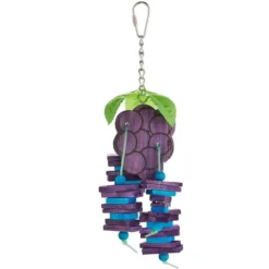 A&E Cage Company Happy Beaks Small Grapes Bird Cage Toy