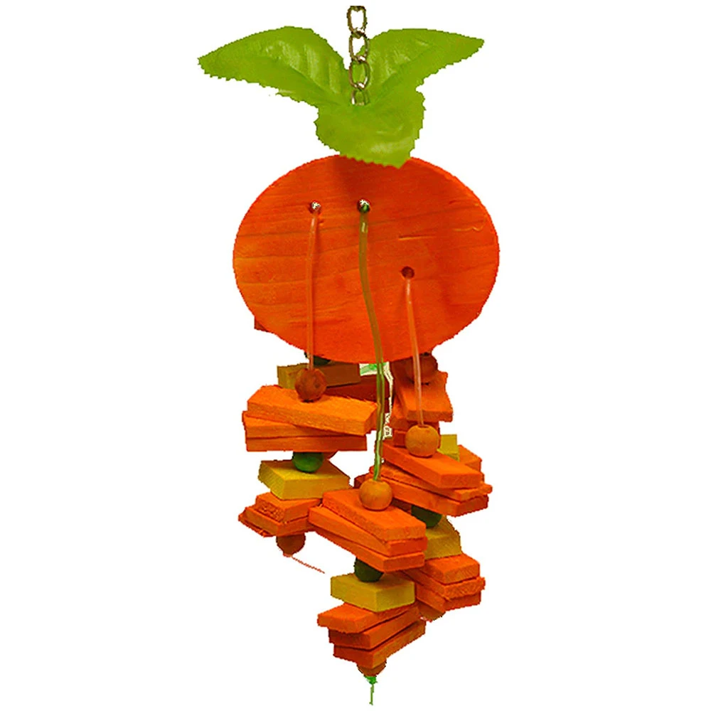 A&E Cage Company Happy Beaks Small Orange Bird Cage Toy