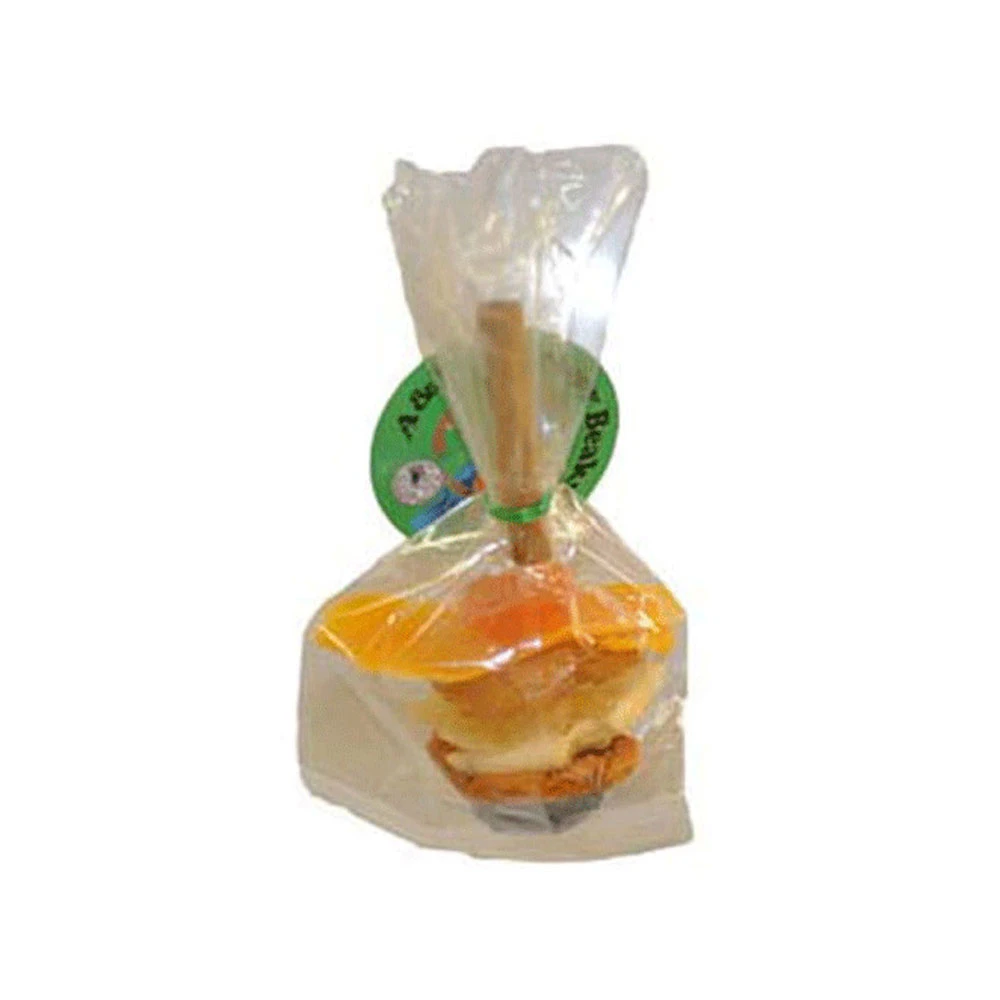 A&E Cage Company Happy Beaks Tropical Delight Dried Fruit & Cinnamon Skewer Bird Cage Toy