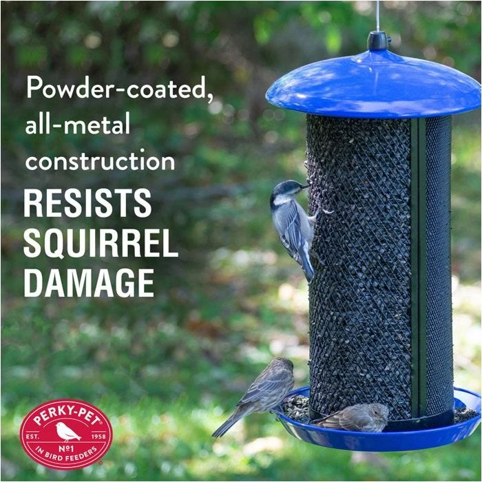 Perky-PetĀ® Large Dual Mesh Seed Feeder Cobalt Blue - Image 3