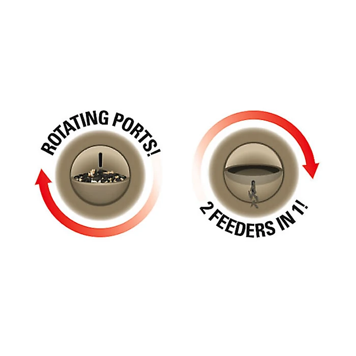 Perky-Pet® Copper Finish 2-in-1 Wild Bird Feeder - Image 5