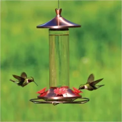 Perky-PetĀ® Elegant Copper Glass Hummingbird Feeder