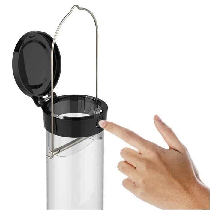 Droll Yankees® Onyx Clever Clean & Fill® Thistle Tube Finch Feeder - 2 Lb - Image 3