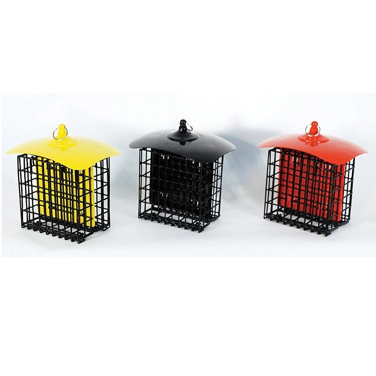 Double Suet Feeder With Weather Shield, Assorted Colors - Image 4